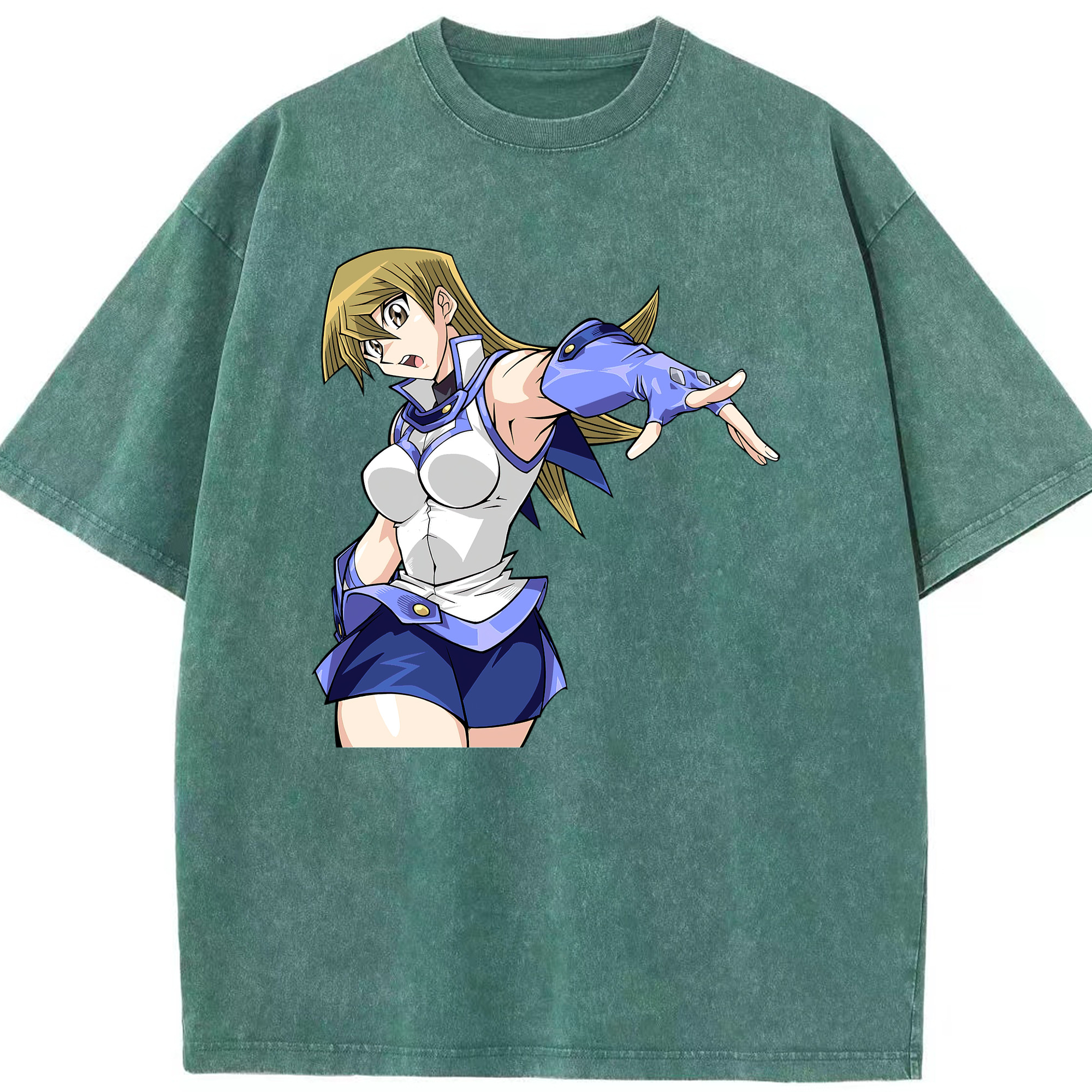 （画像用） 遊☆戯☆王 Yu-Gi-Oh! 綿100% ヴィンテージ風 半袖Tシャツ（フロントプリント）